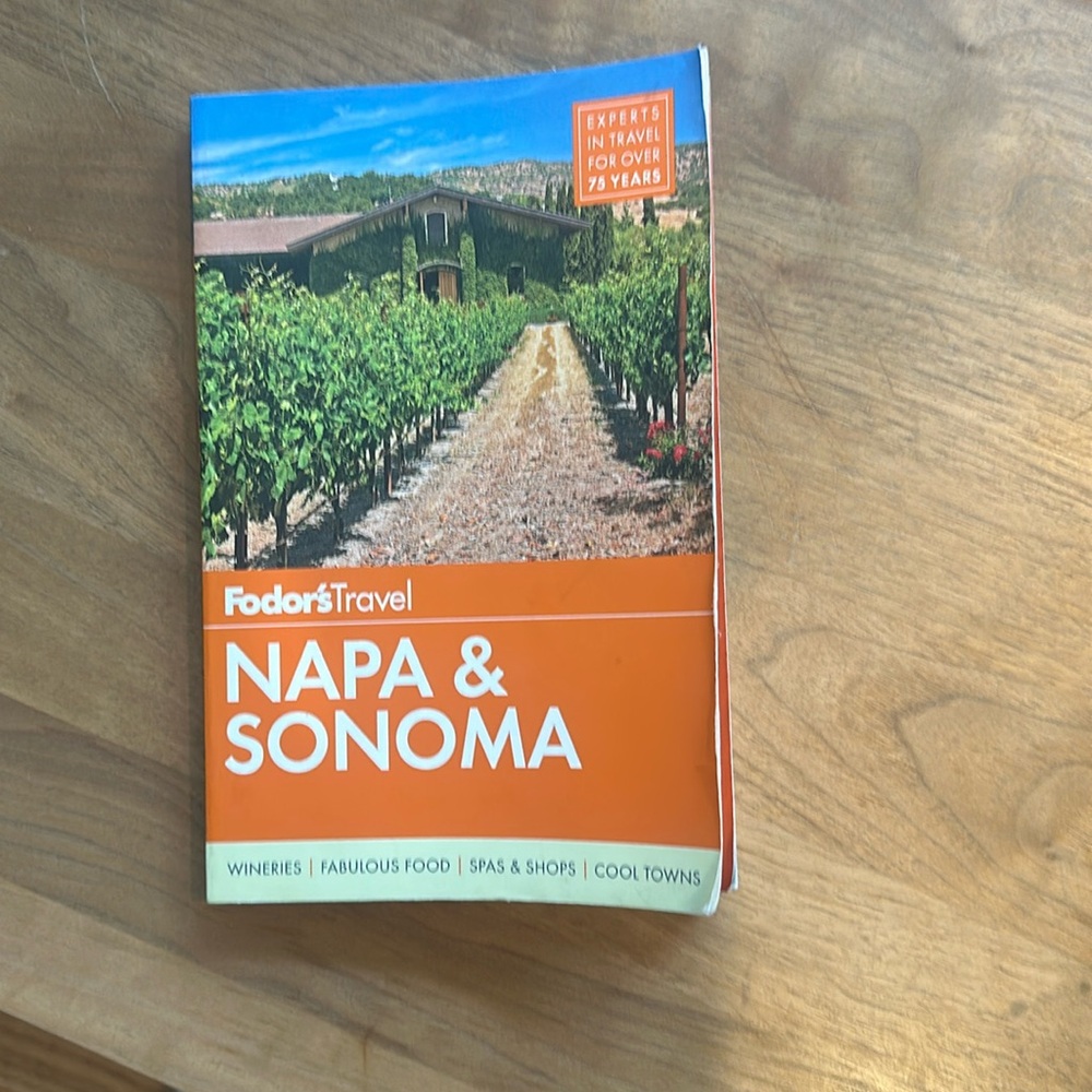 Napa and Sonoma travel book
